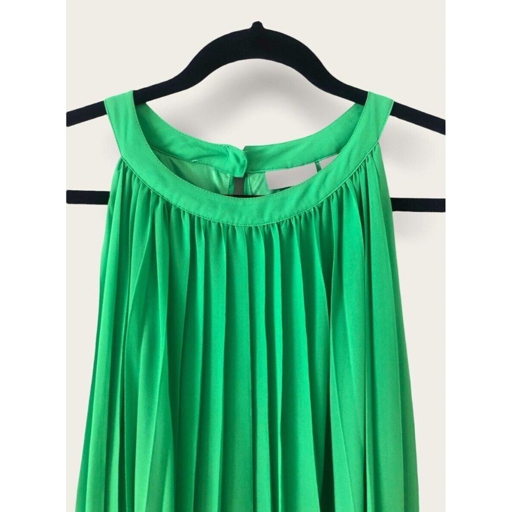 New York And Company Halter Neck Pleated Mini Dress Size S - Picture 5 of 14